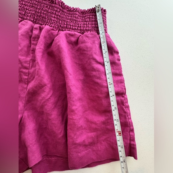 Boden Linen Pull On Shorts Size 8 - Picture 4 of 8